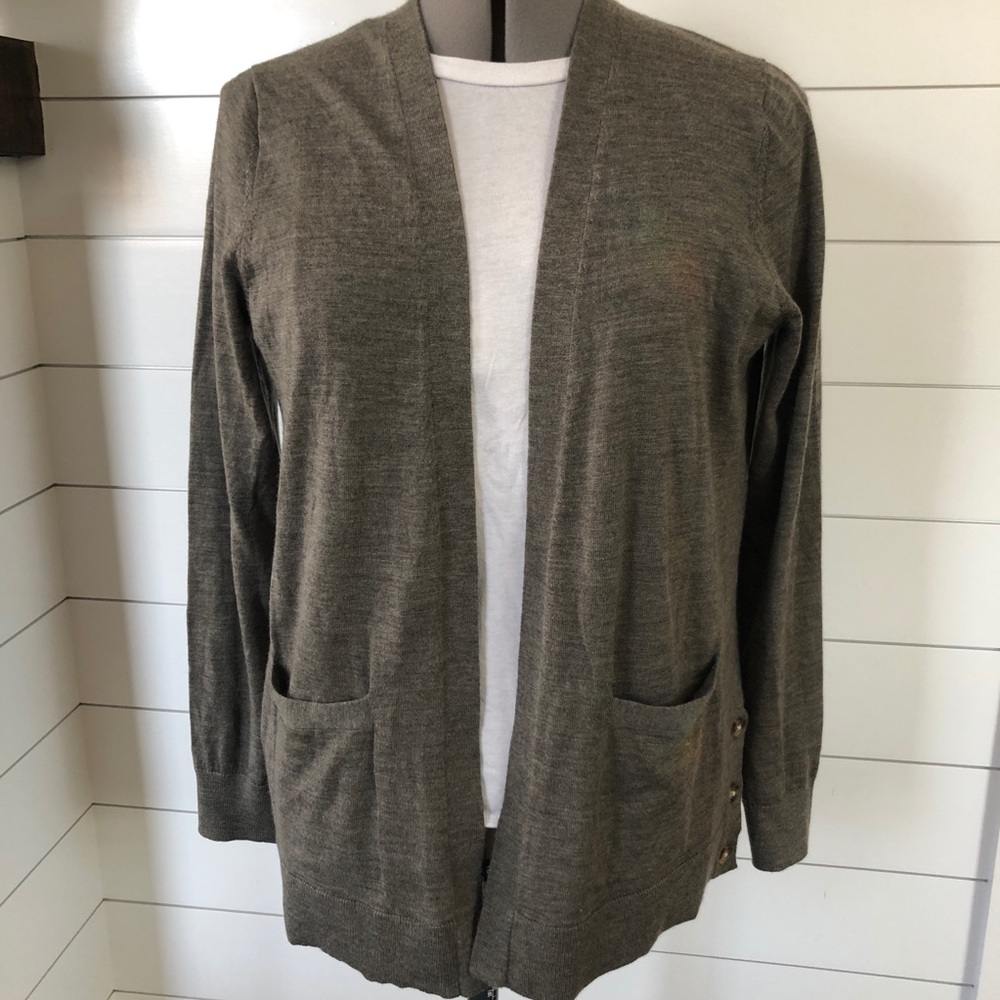 Banana Republic Olive Cardigan